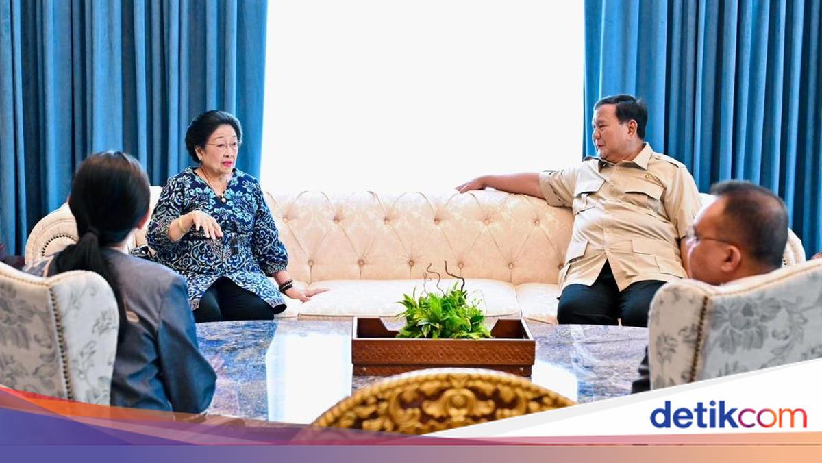Kata PDIP soal Isi Pertemuan 2 Jam Prabowo dan Megawati di Istana