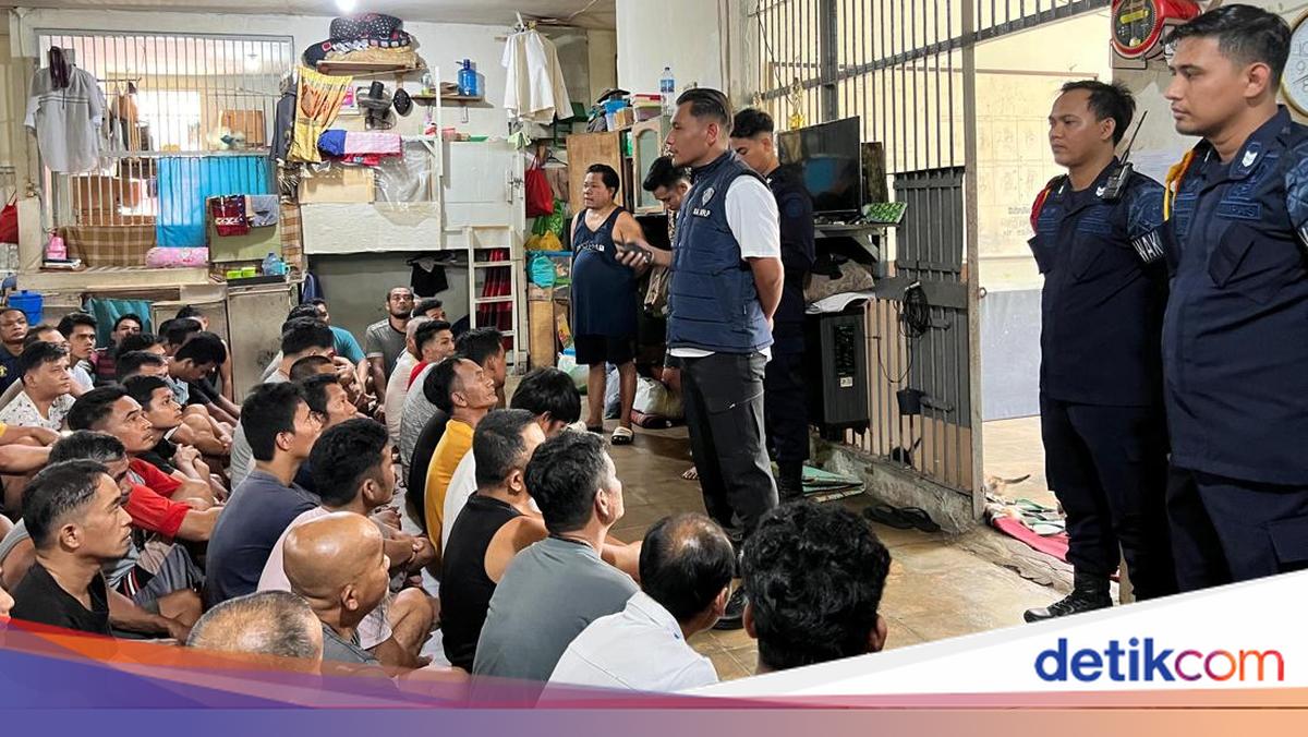 Api Razia Lapas Jambi Razia Blok WBP Jelang Lebaran, Sita 4 HP hingga Korek Api