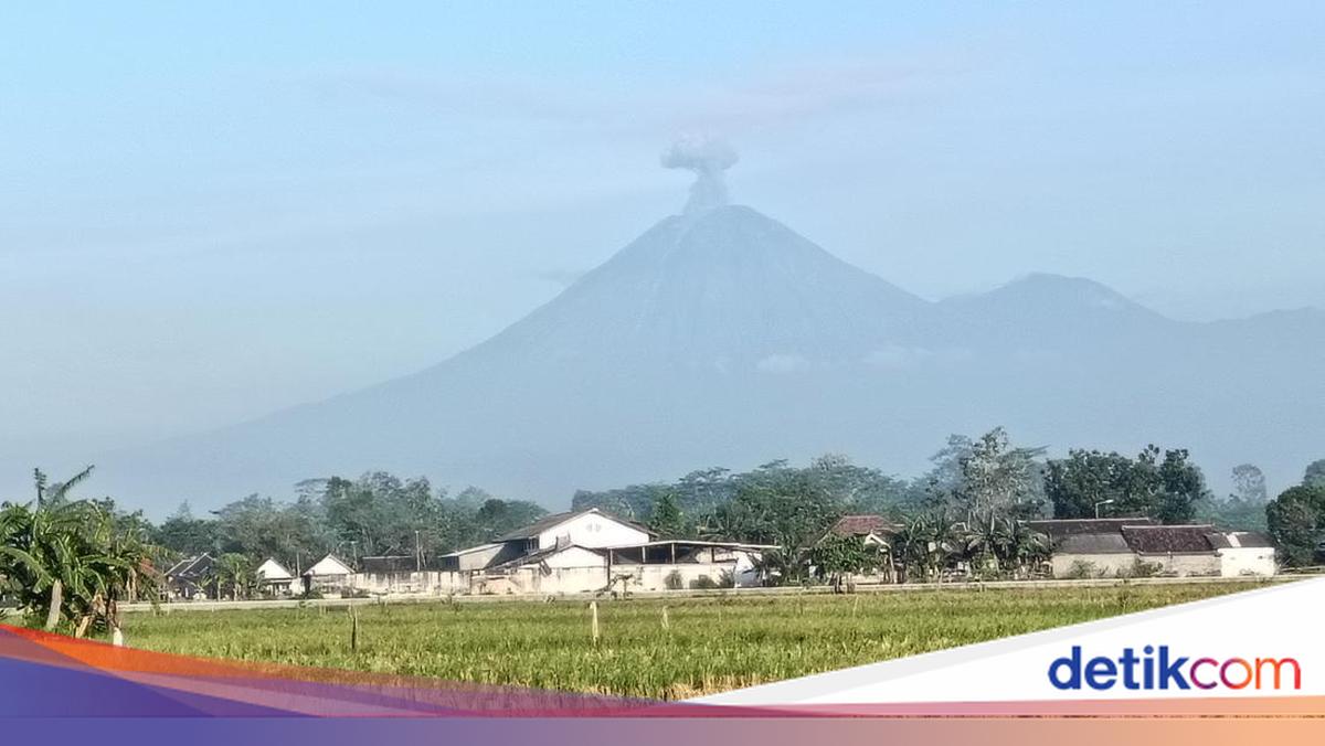 Gunung Semeru Erupsi Kembali, Awan Panas Guguran Capai 3.500 Meter