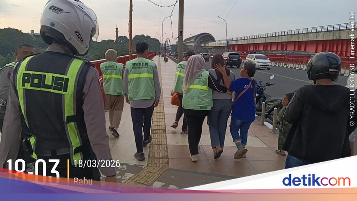 Respons Cepat Layanan 110, Polda Sumsel Selamatkan Warga di Jembatan Ampera