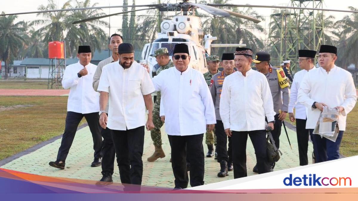 Tito Dampingi Prabowo Rayakan Idul Fitri di Aceh Tamiang