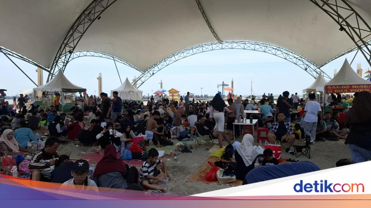 Junardi dan Keluarga Nikmati Piknik di Ancol, Bawa Bekal Sisa Hidangan Lebaran