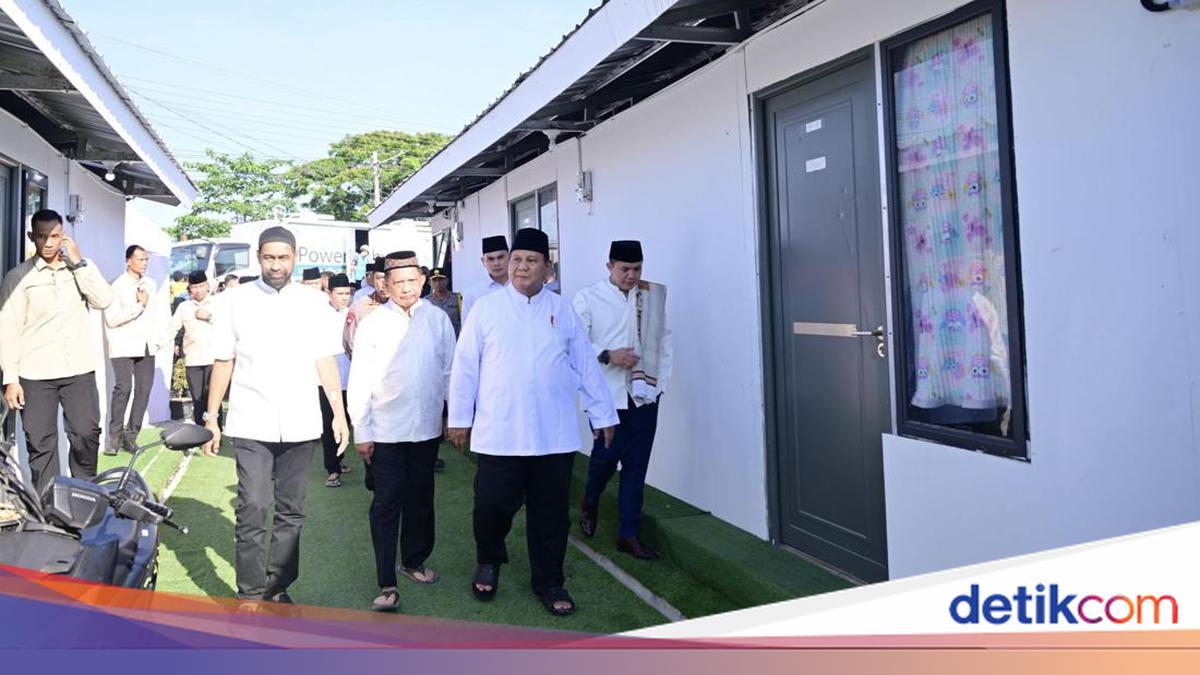 Kala Prabowo dan Menteri PU Tinjau Huntara di Aceh Tamiang