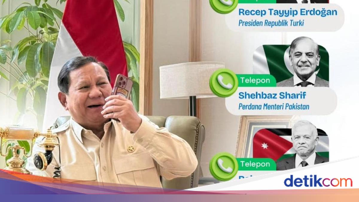 Silaturahmi Idulfitri, Prabowo Telepon Sejumlah Pemimpin Negara Muslim