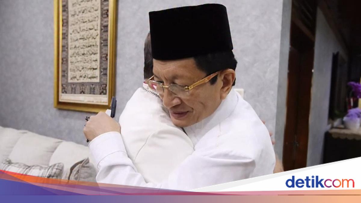Pelukan Hangat Uskup Agung Jakarta dan Menag Saat Momen Lebaran