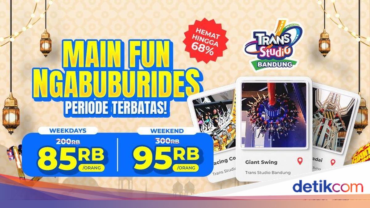Rayakan Lebaran Lebih Hemat Bareng Keluarga di Trans Studio Bandung