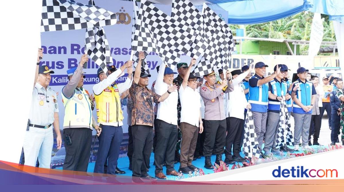 Dipimpin Kapolri, One Way Nasional Arus Balik Resmi Dibuka!