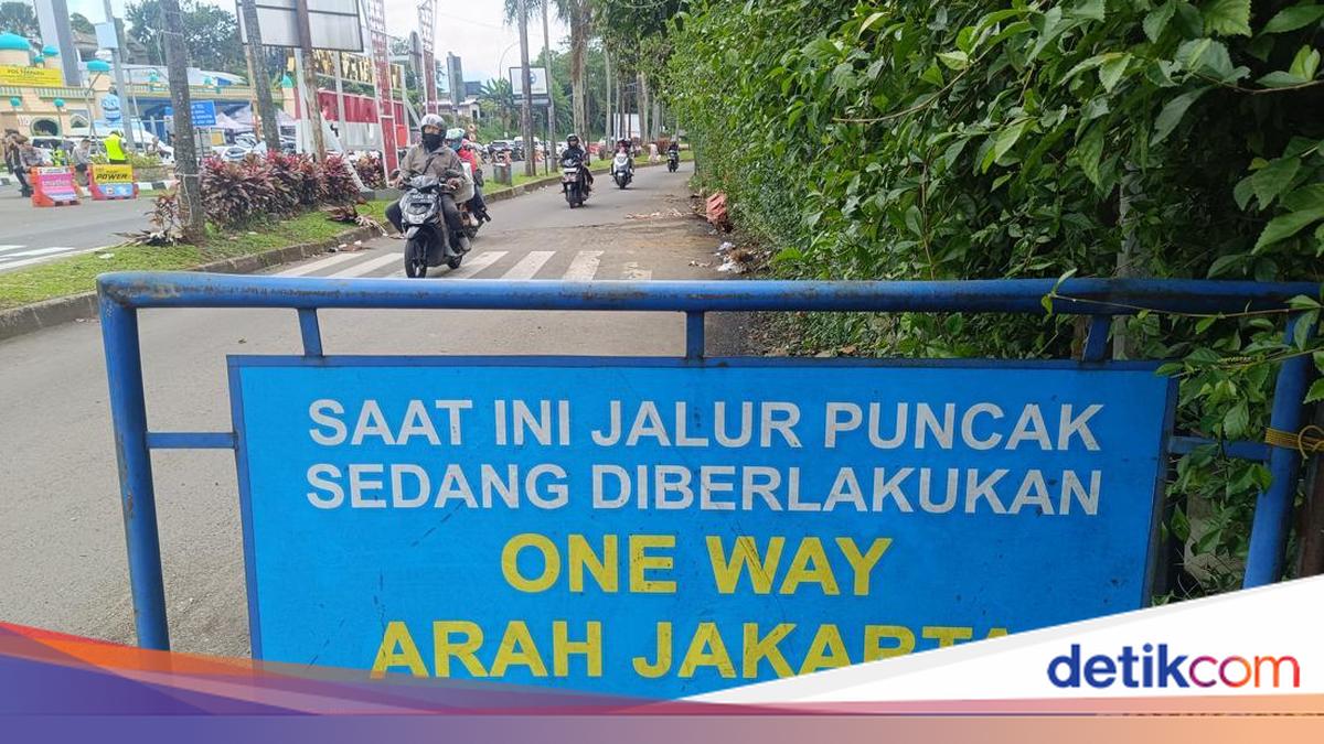 One Way Arah Jakarta Siang Ini, Kendaraan Menuju Puncak Bogor Dialihkan