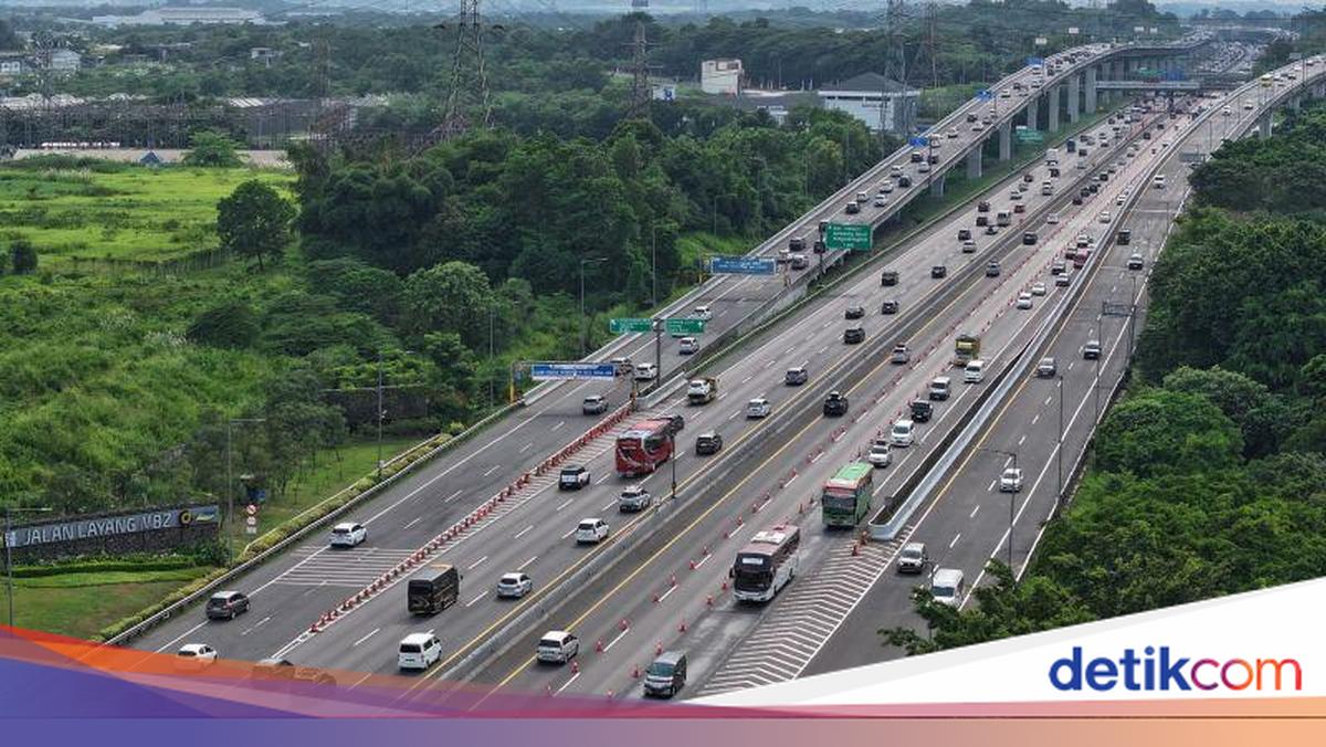 64 Ribu Kendaraan Melintas di Tol MBZ Arah Jakarta Hari Ini