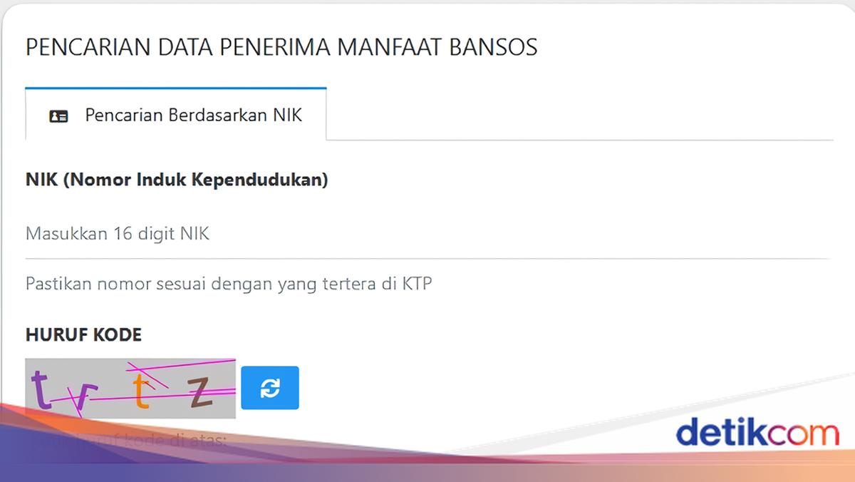 Link Cek Bansos PKH BPNT April 2026 di https://cekbansos.kemensos.go.id/