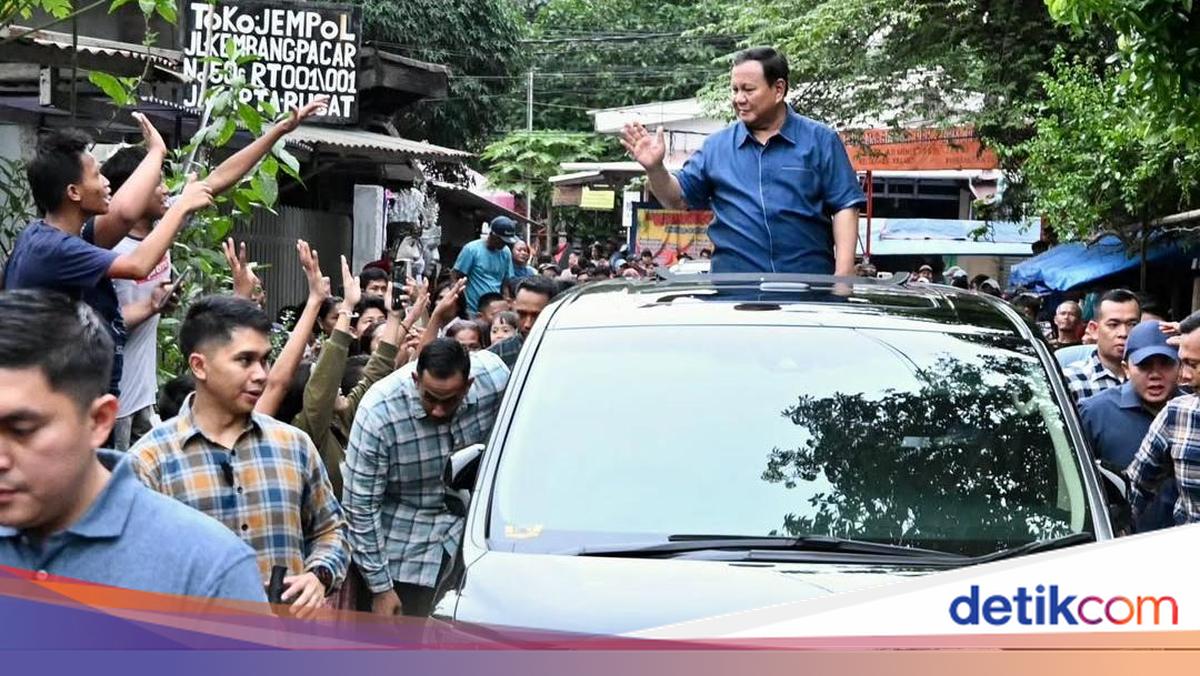 Ini Mobil 'Biasa' yang Dipakai Blusukan Prabowo di Senen
