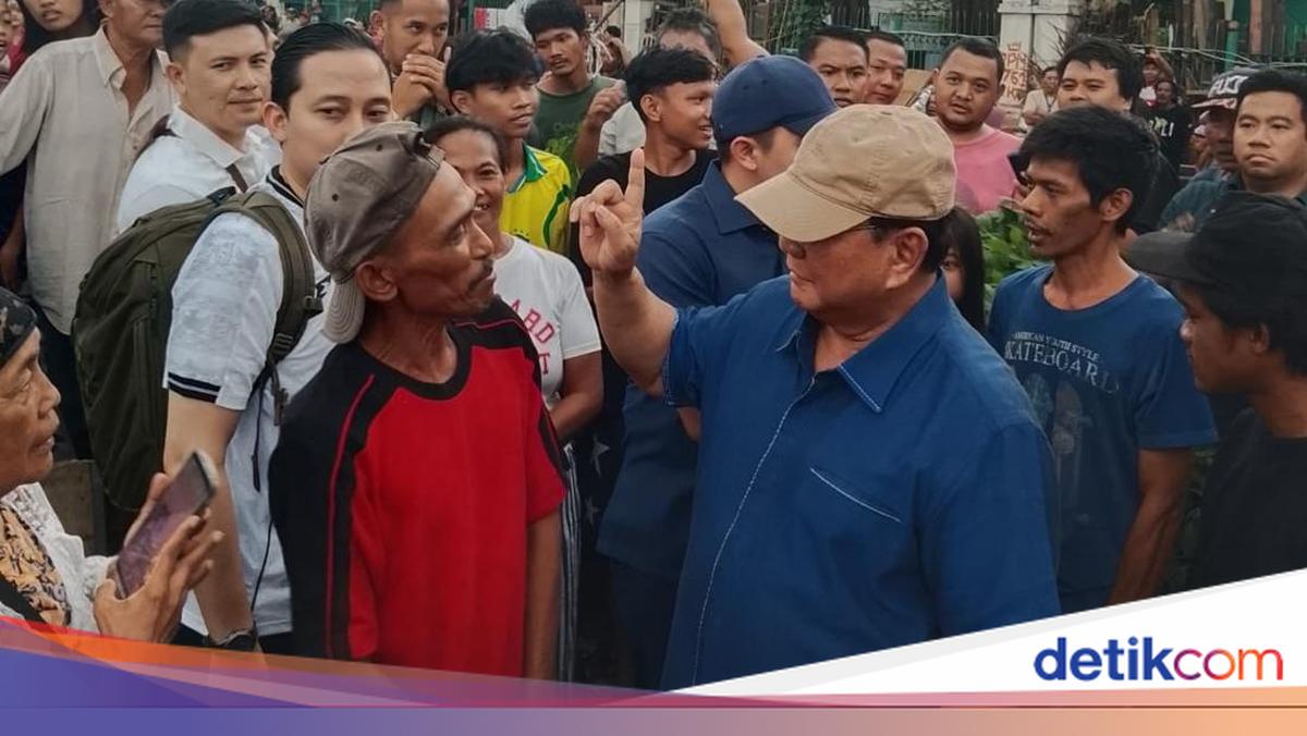 Cerita Warga Bantaran Rel Senen Kaget Tiba-tiba Didatangi Prabowo