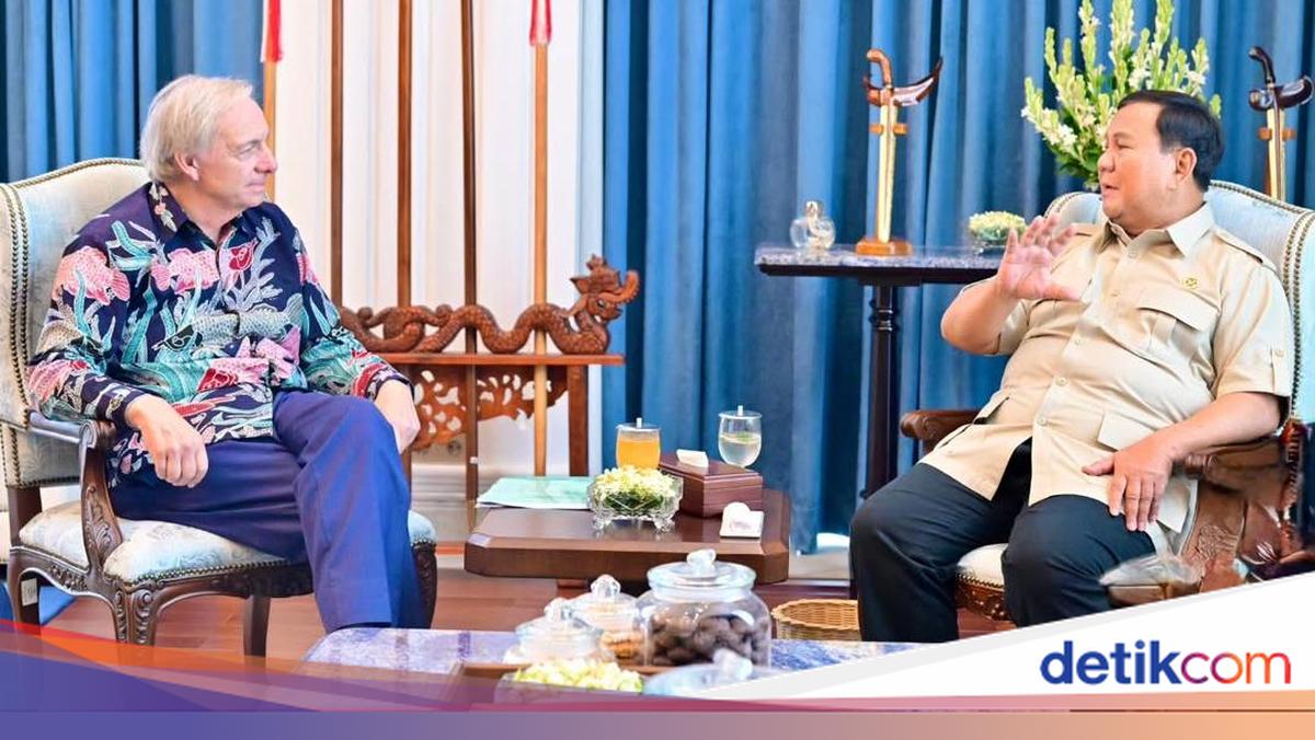 Prabowo Terima Ray Dalio di Istana Sebagai Penasihat Danantara