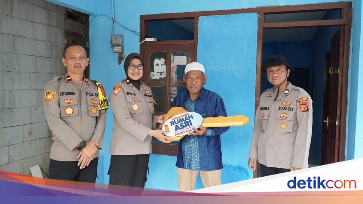 Dukung Program Presiden, Polres Bogor Sudah Serahkan 10 Rumah ASRI ke Warga