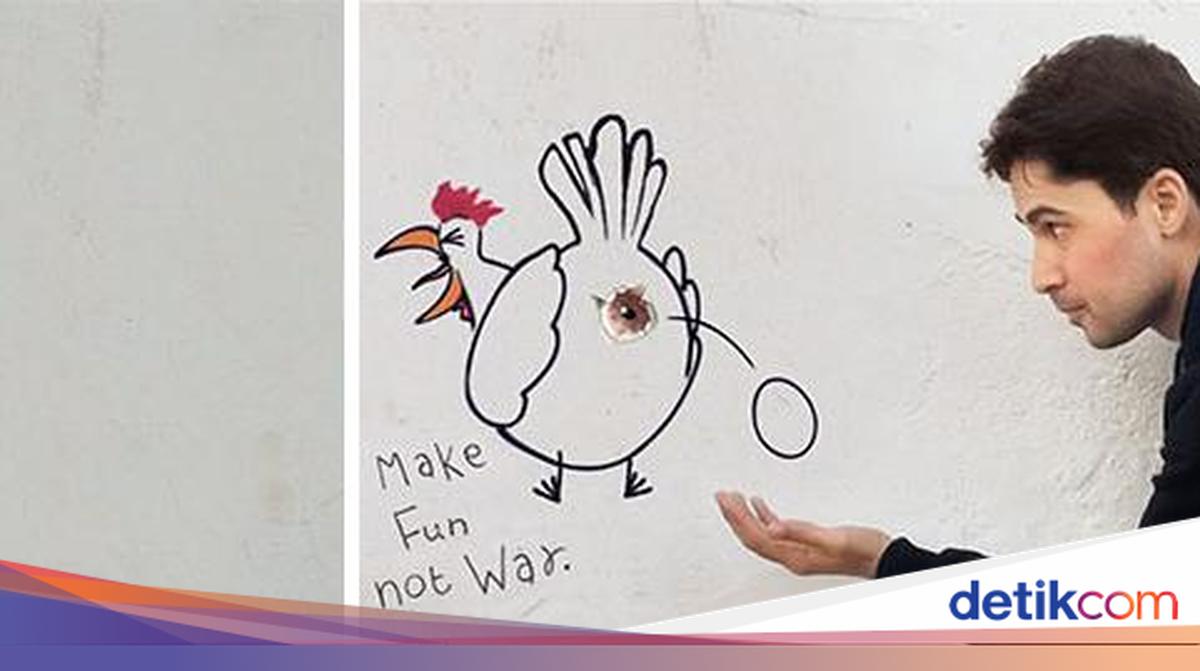 Seniman Ini Ubah Bekas Luka Perang Jadi Seni Jalanan