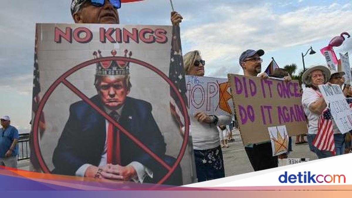 Panas Demo Anti Trump 'No Kings' di Berbagai Kota AS