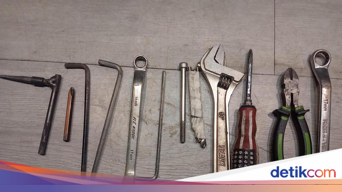 Kepergok Dorong Motor Curian, 2 Pelaku Curanmor di Tangerang Ditangkap
