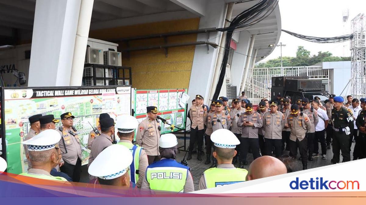 1.700 Personel Polri-TNI Amankan Laga Indonesia Vs Bulgaria di GBK