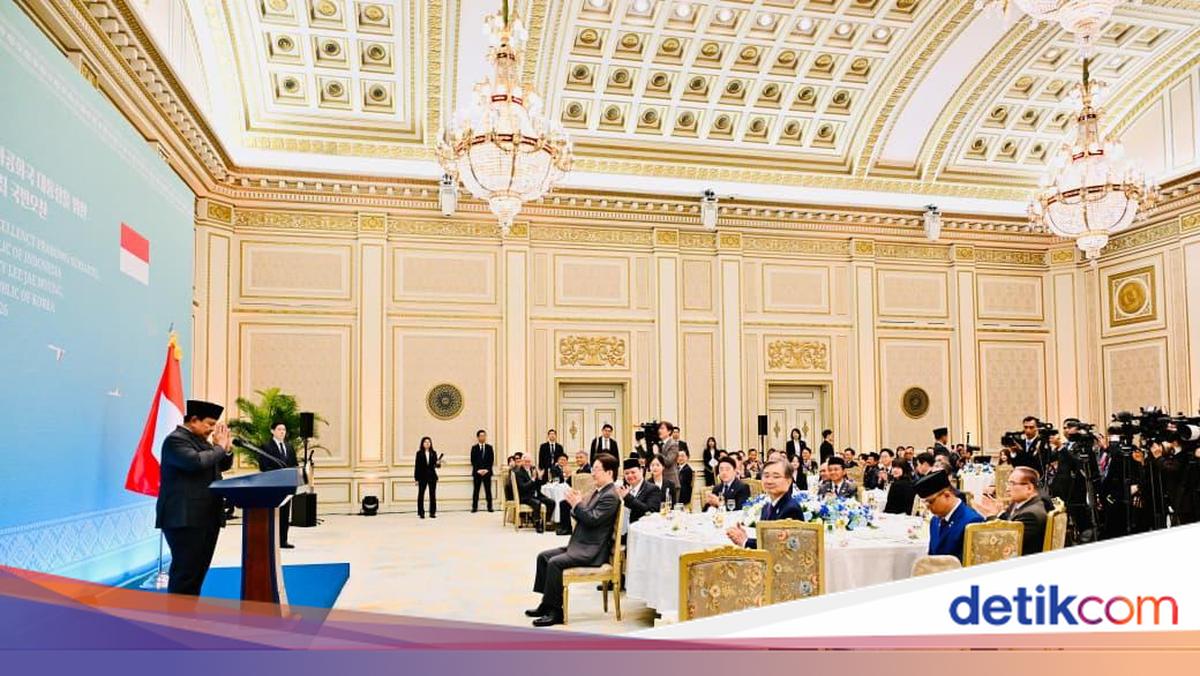 Prabowo Kutip 'Hamkke Gamyeon Meolli Ganda', Tegaskan RI-Korsel Maju Bersama