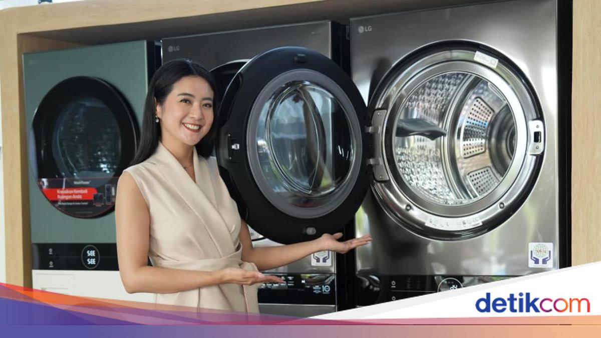 LG WashTower Laku 3,2 Juta Unit, RI Kebagian Varian AI Baru