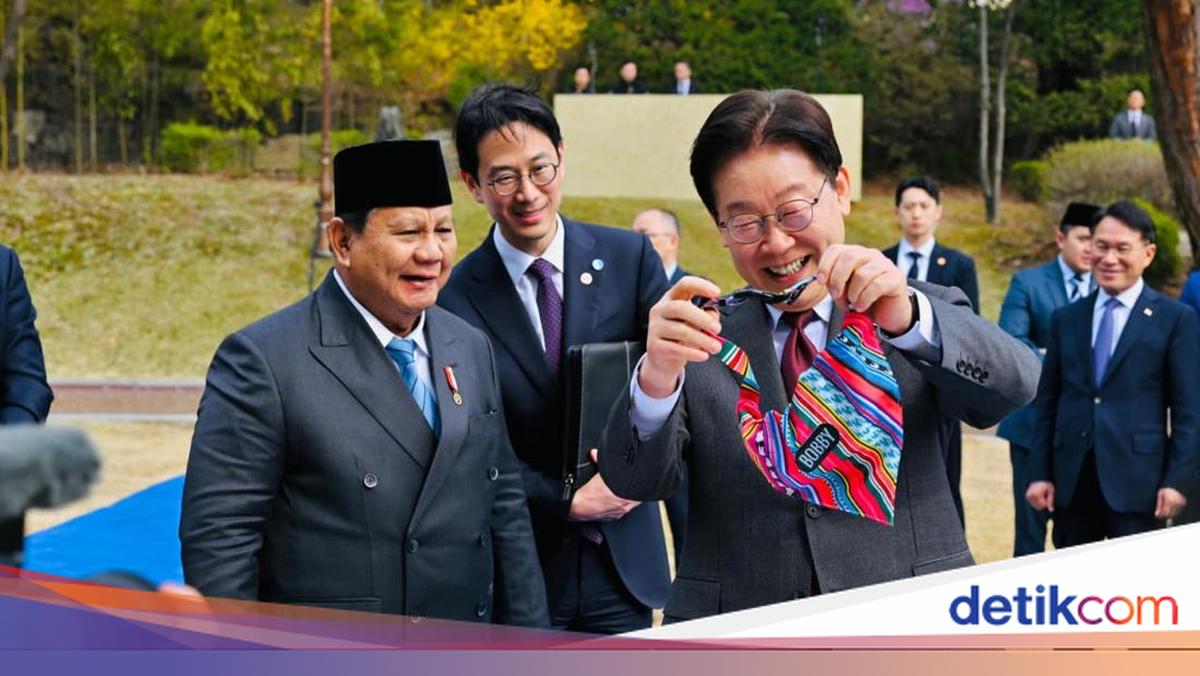 Prabowo Beri Hadiah Baju untuk Anjing Presiden Korsel Bernama Bobby