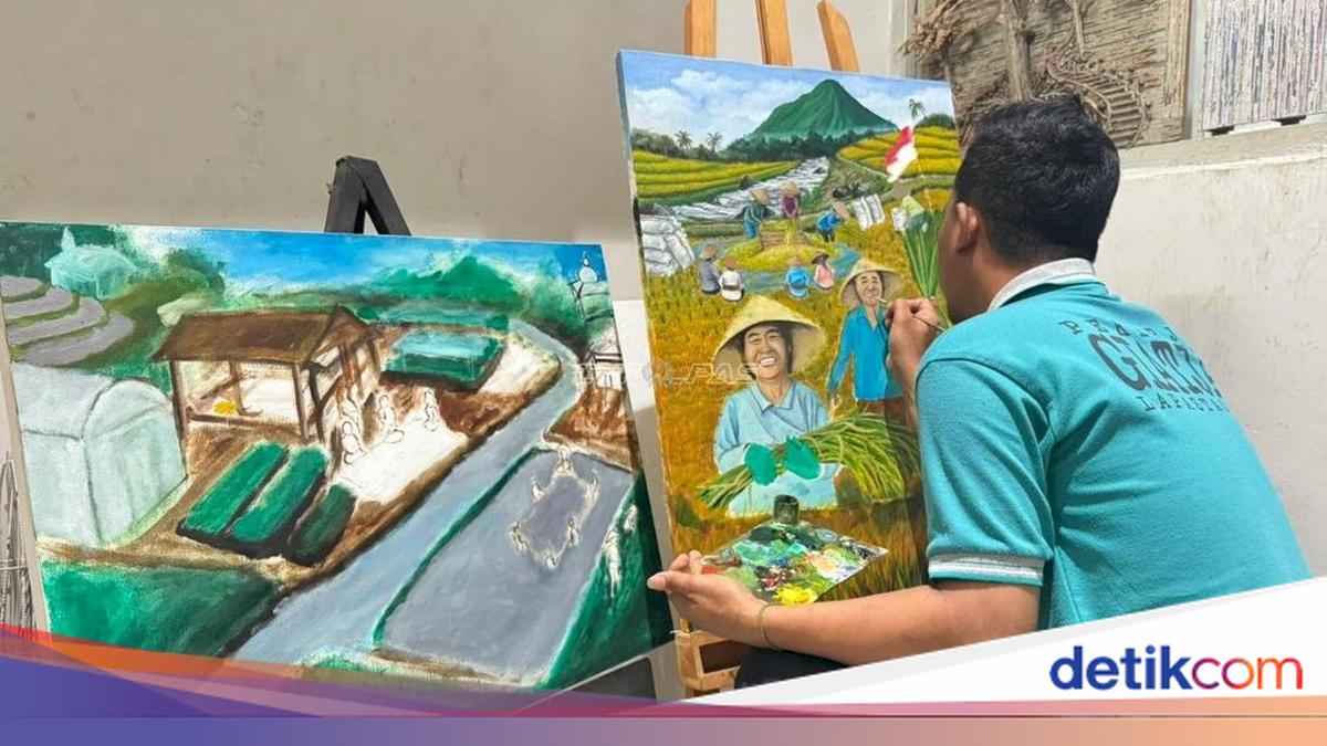 Napi Meriahkan Lomba Lukis Hari Bakti Pemasyarakatan di Lapas Tangerang
