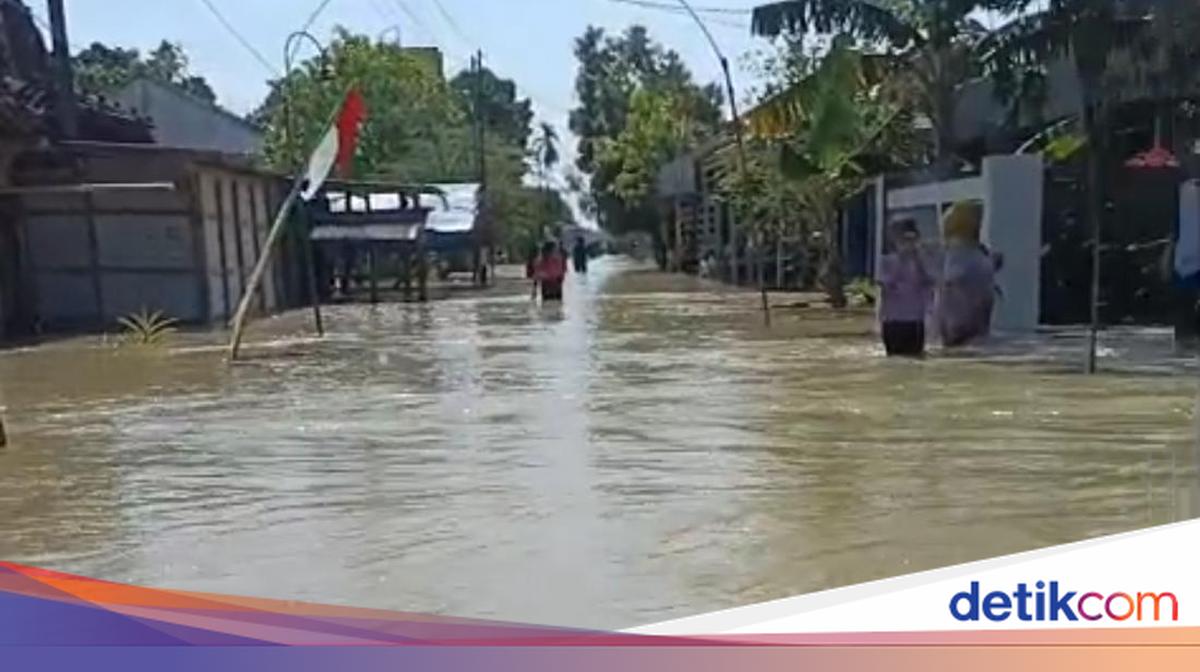 Banjir 1 Meter Rendam Desa di Demak Jateng Buntut Tanggul Jebol