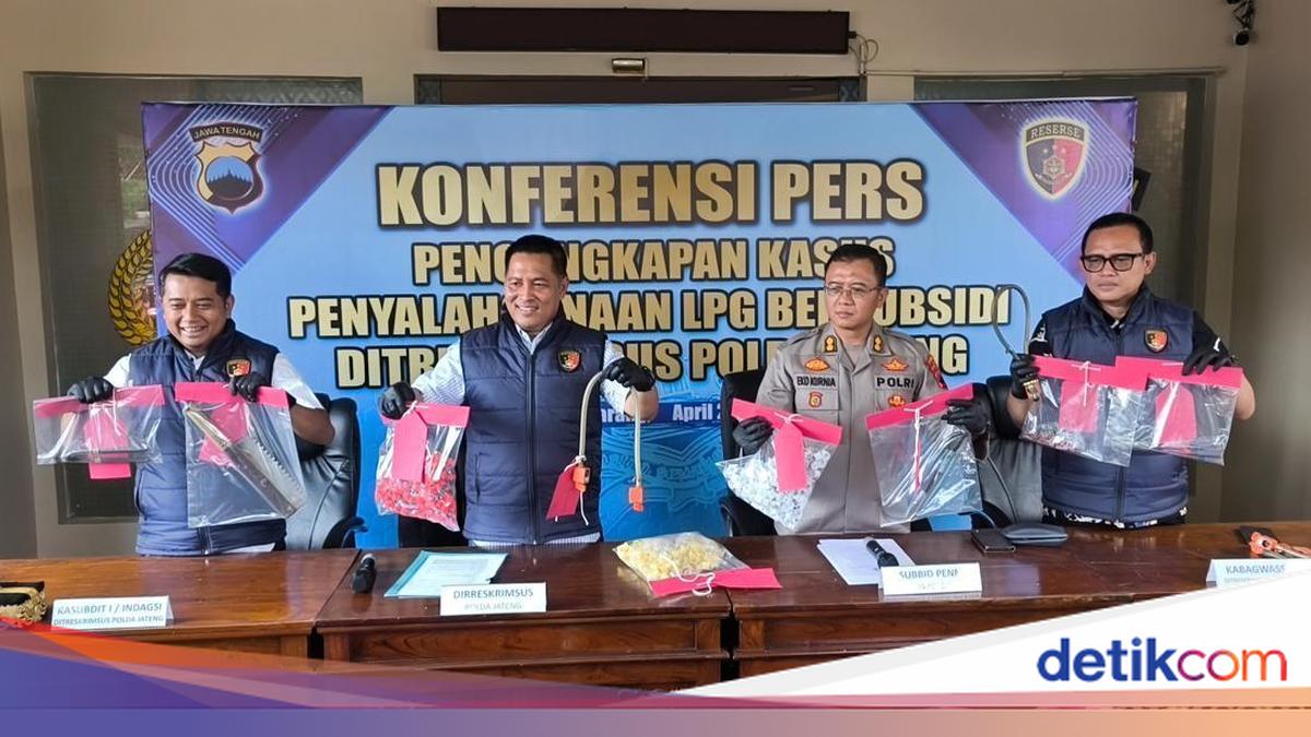 Polda Jateng Bongkar Praktik Oplosan LPG Subsidi, Dua Pelaku Ditangkap