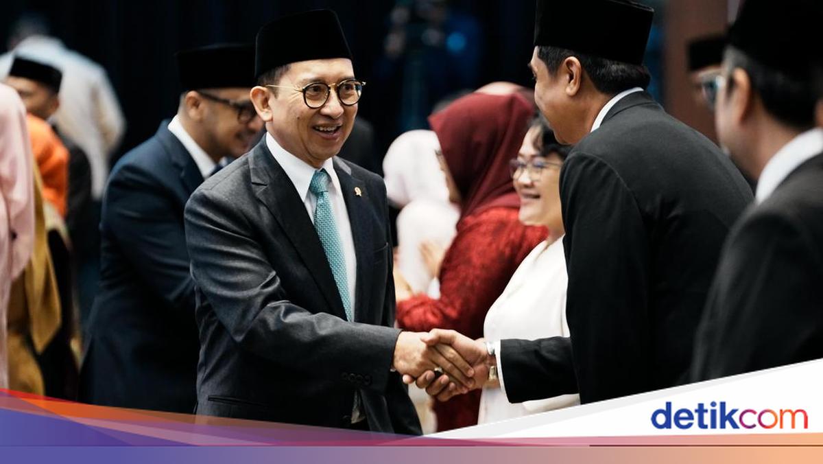 Menbud Lantik Sejumlah Pejabat, Tekankan Program Kerja Jelas & Terukur