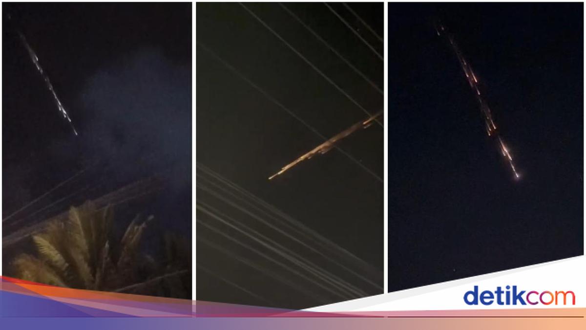 Ahli Duga Benda Bercahaya Lintasi Langit Lampung Sampah Antariksa