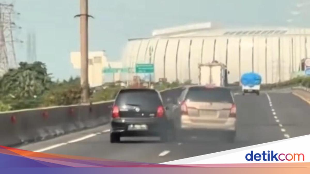 Polisi Telusuri Viral Innova Vs Livina Saling Senggol di Tol Kemayoran