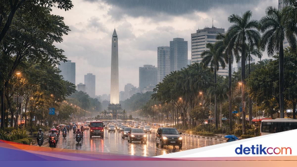 Awal Pekan Basah, Cuaca Surabaya Hari Ini Hujan Ringan