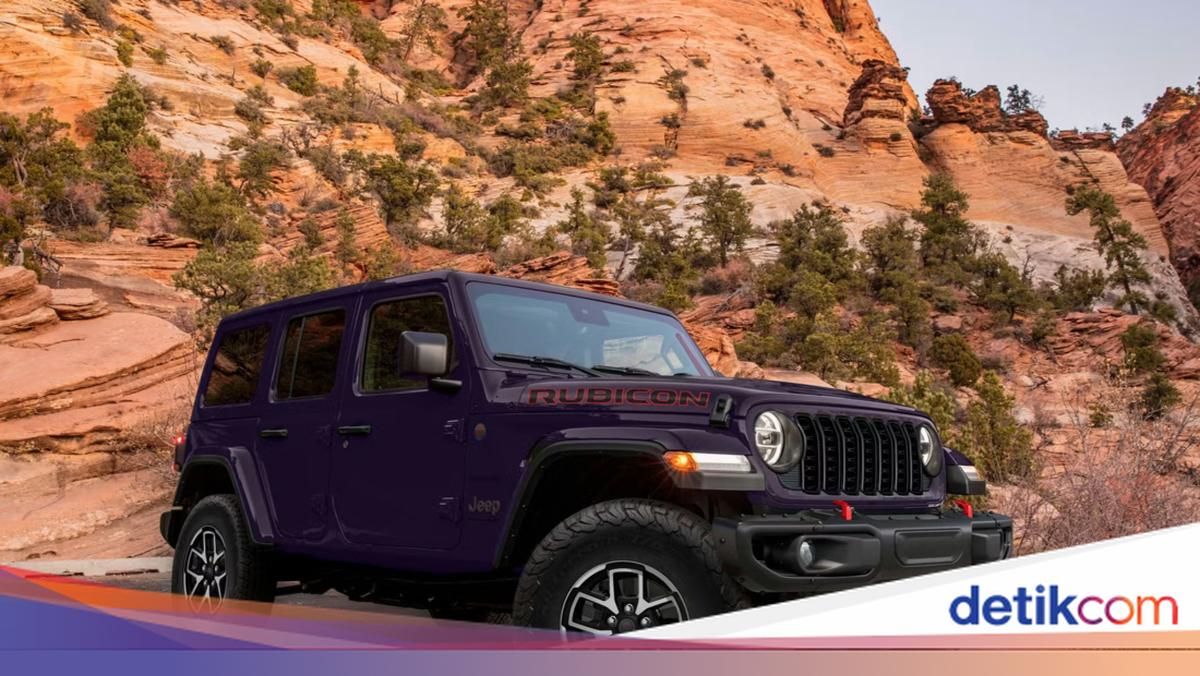 Gagah tapi Imut! Jeep Indonesia Hadirkan Wrangler Warna Ungu