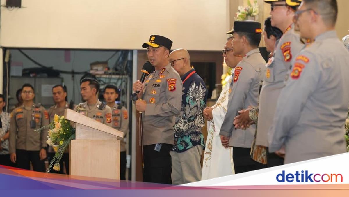 Kapolda Sumsel Tinjau Pengamanan Paskah di Gereja St Yoseph: Tertib-Lancar