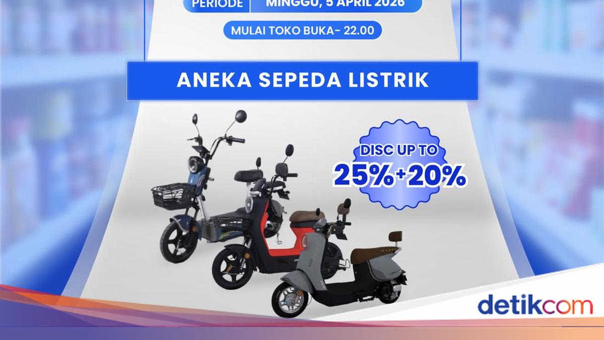 Ada Promo Menarik Sepeda Listrik di Transmart Full Day Sale