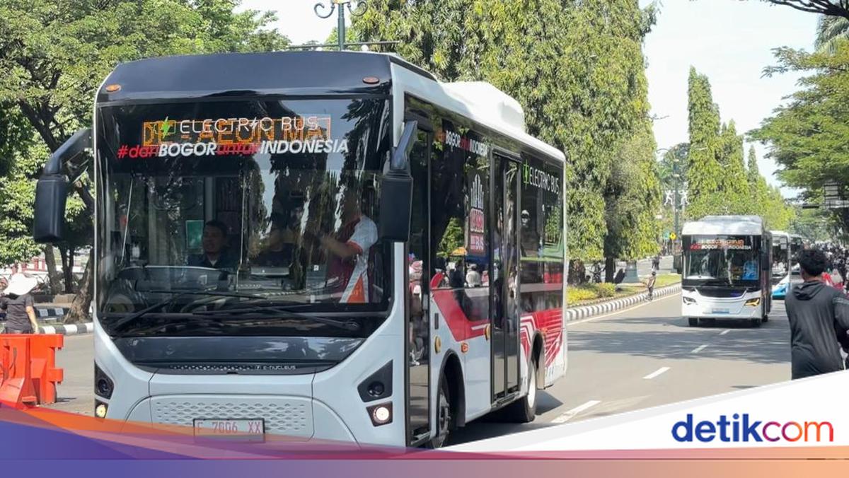Bus Listrik Rute Bojonggede-Sentul Bogor Mulai Beroperasi, Gratis 3 Bulan