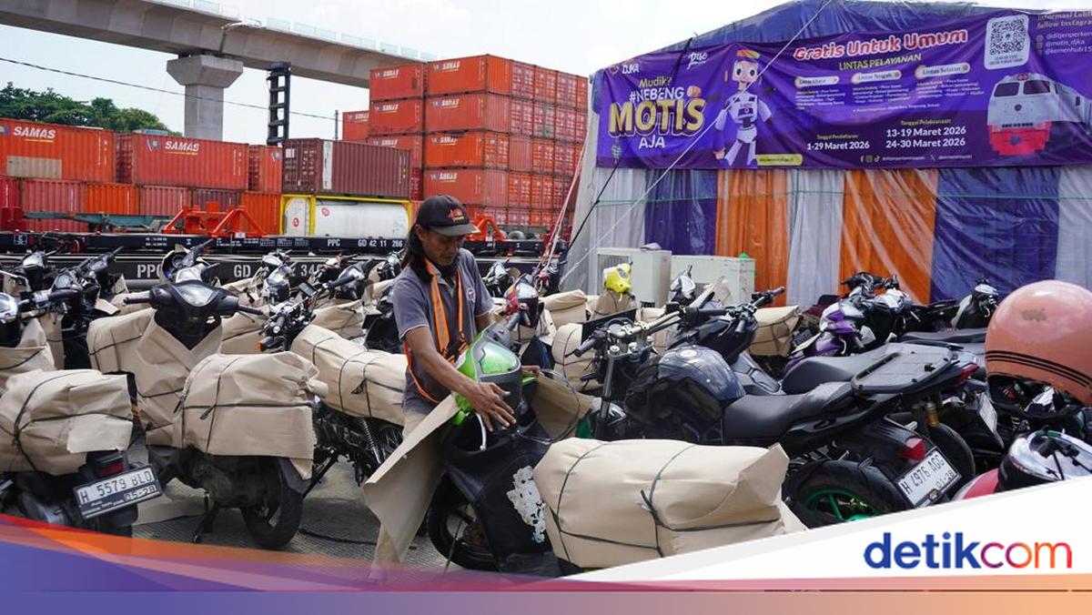 Lampaui Target, Program Motis DJKA Angkut 12.419 Motor Pemudik Jakarta