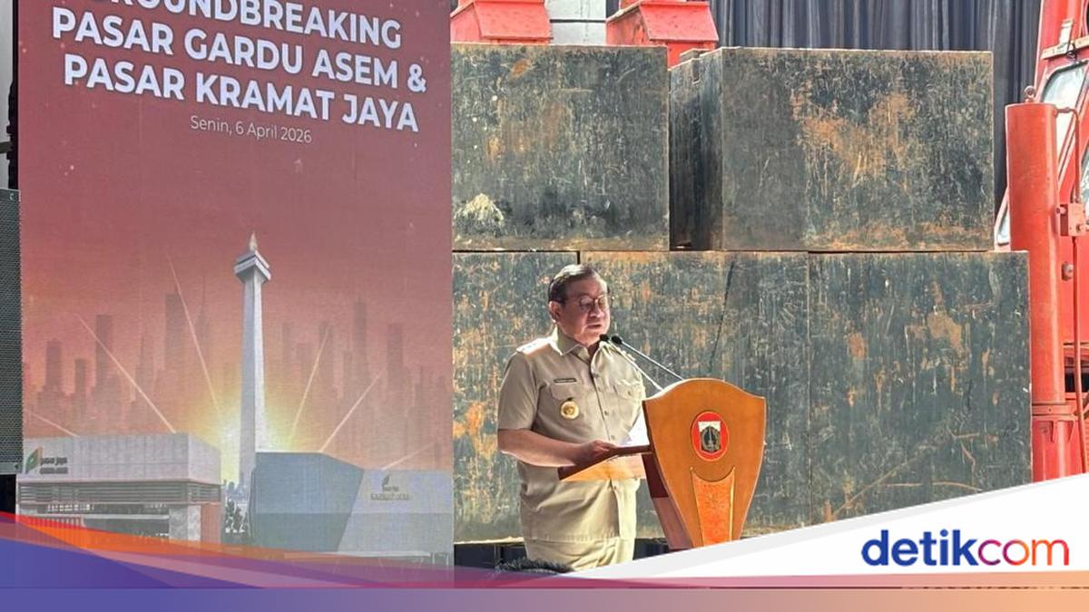 Pramono Resmikan Groundbreaking Pasar Gardu Asem-Kramat Jaya, Rampung 2027