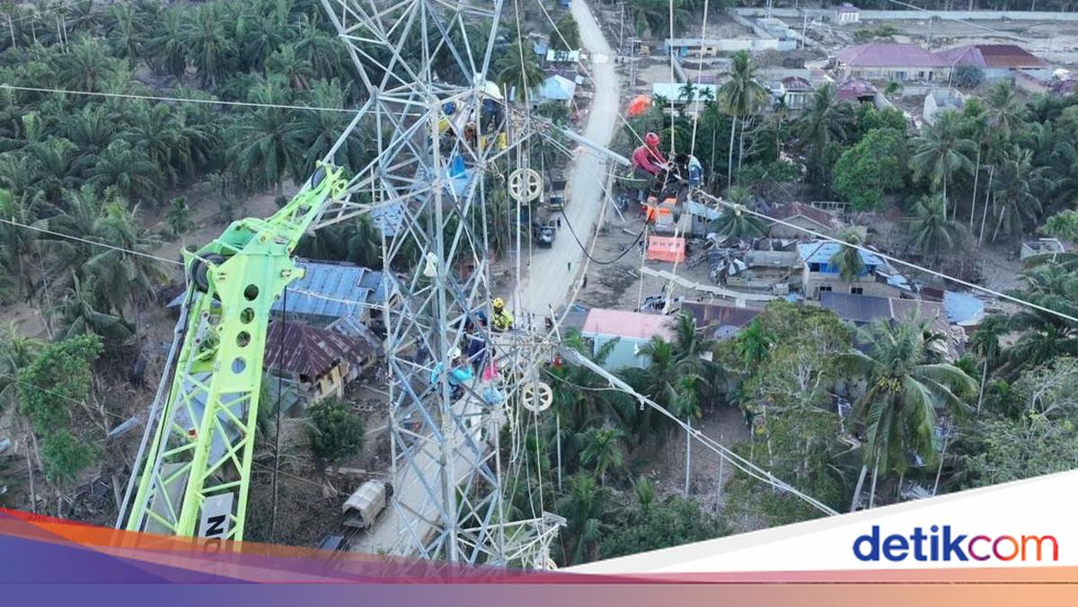 Satgas PRR Pastikan Listrik di 3 Provinsi Terdampak Bencana Hampir Pulih