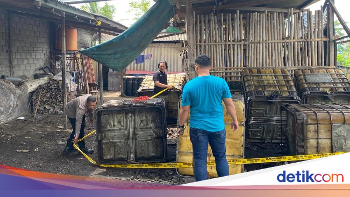 Polisi Gerebek Tempat Penimbunan Solar Subsidi di Kramatwatu Serang