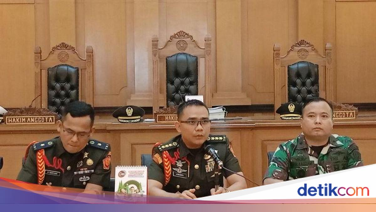 3 Prajurit Disidang Terkait Pembunuhan Kacab Bank, 17 Saksi Disiapkan