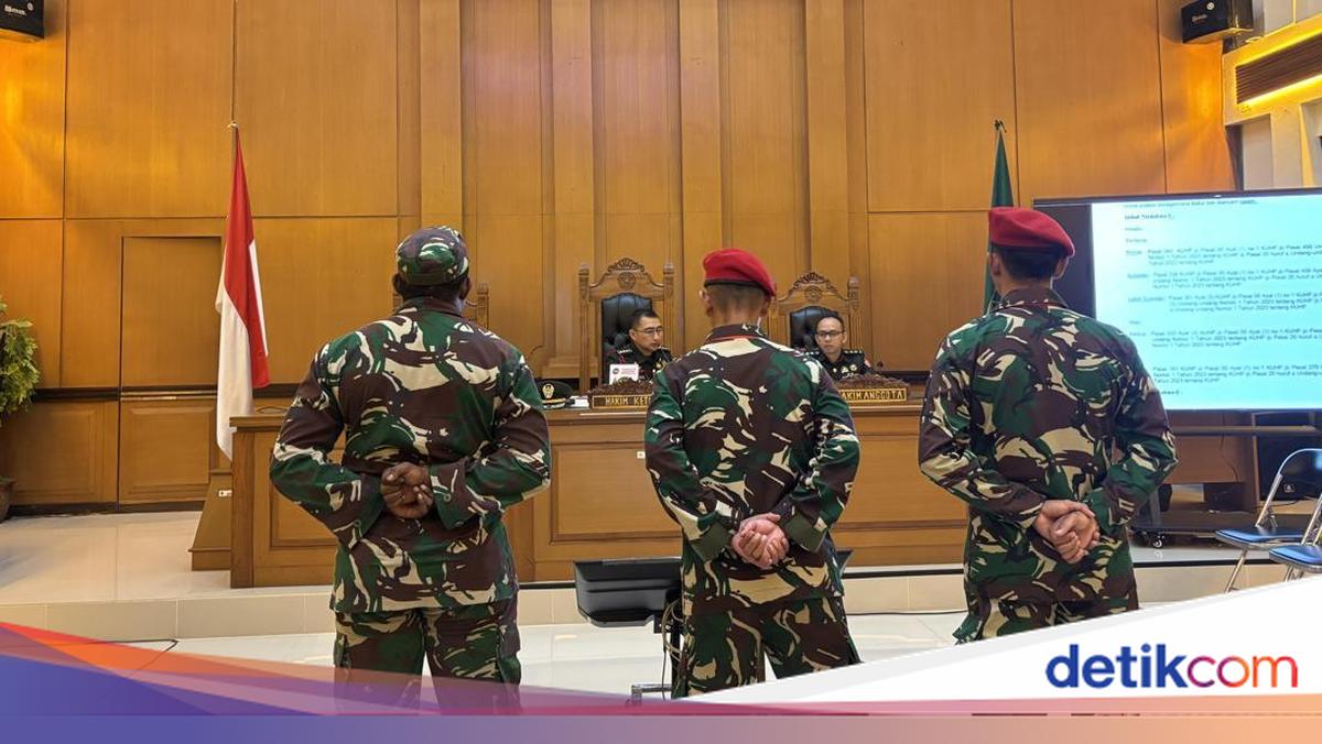3 Prajurit TNI Didakwa Pembunuhan Berencana terhadap Kacab Bank