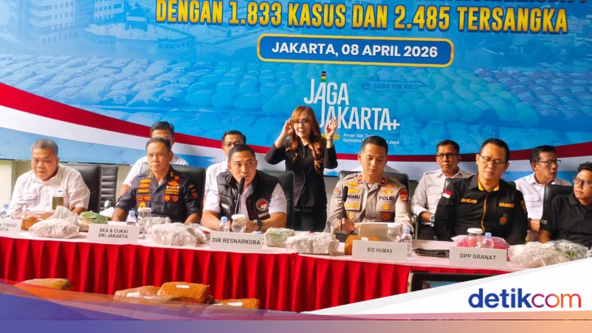 Polda Metro Usut 1.833 Kasus Narkoba dalam 3 Bulan, Sita 712 Kg Barang Bukti