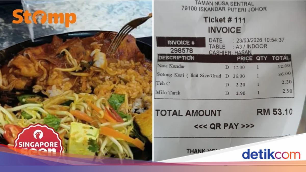 Api Atiqa Beli Nasi Kandar, Turis Kaget Sekarang Harga Sepiring Rp 205 Ribu!