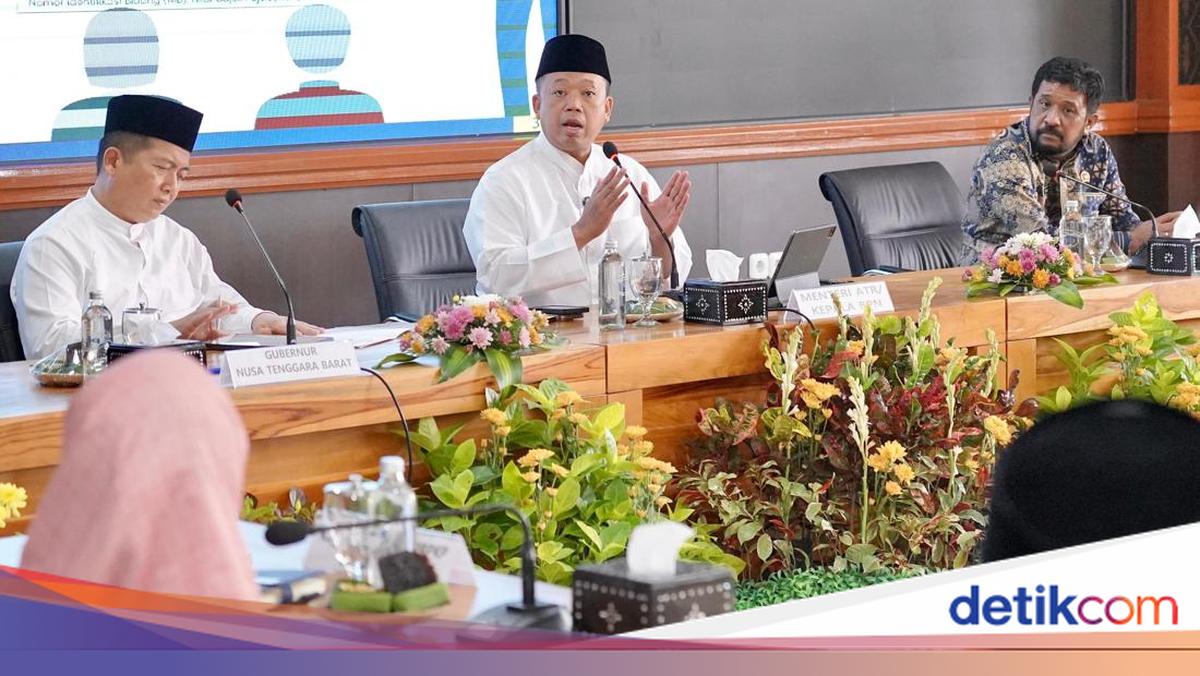 Menteri ATR/BPN Dorong NTB Percepat RDTR untuk Tarik Investasi