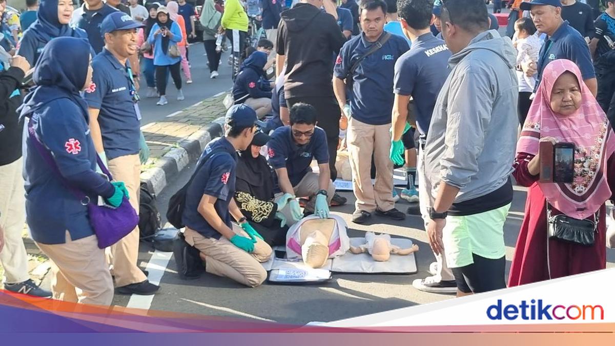 PK3D DKI Latih Warga CPR di CFD Bundaran HI untuk Tangani Kedaruratan Medis