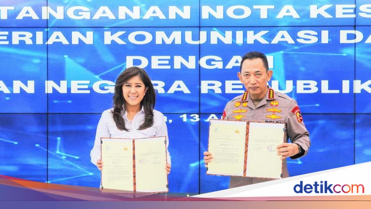 Kapolri-Menkomdigi Teken MoU, Komitmen Perkuat Keamanan Ruang Digital