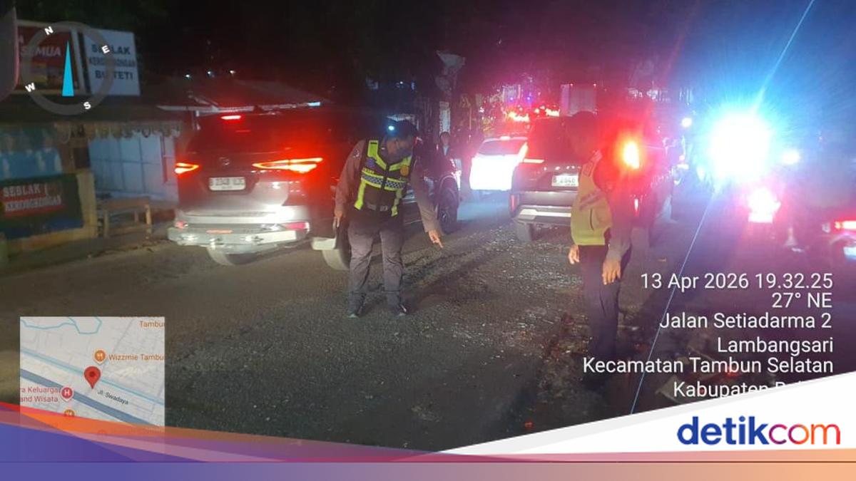 Rem Blong saat Turunan, Truk Tabrak 8 Kendaraan di Tambun Bekasi
