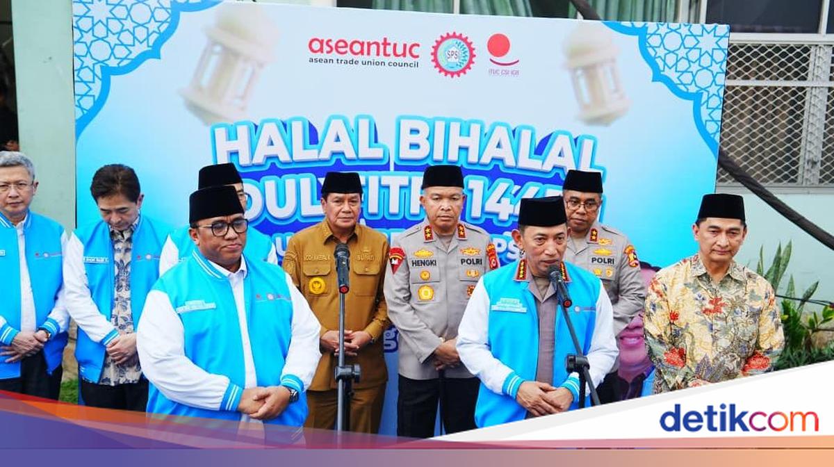 Ajak Buruh Rayakan May Day, Kapolri Bicara Pentingnya Jaga Iklim Investasi Kondusif