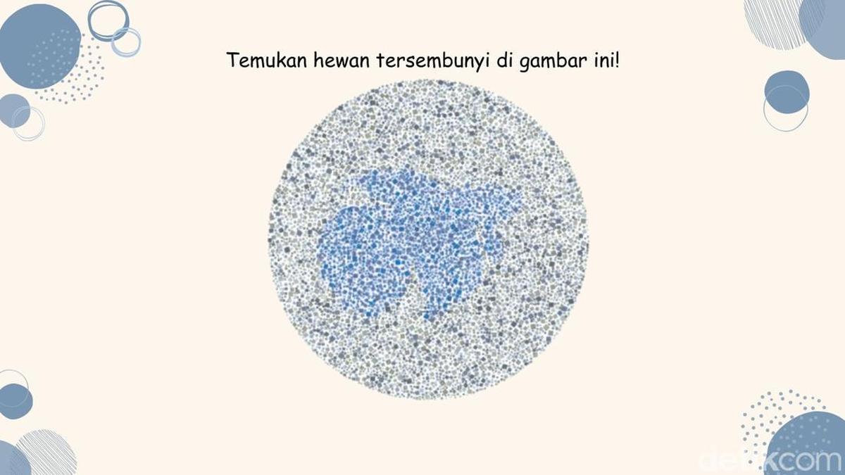 Coba Tebak Hewan yang 'Sembunyi' di Pola Tes Buta Warna Ini, Jangan Sampai Siwer